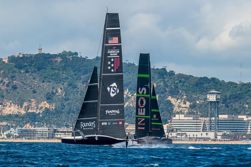 INEOS Britannia - AC75 - Day 13 - May 17, 2024 - Barcelona photo copyright Job Vermeulen / America's Cup taken at Royal Yacht Squadron and featuring the AC75 class