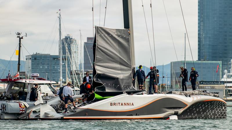 INEOS Britannia - AC75 - Day 13 - May 17, 2024 - Barcelona photo copyright Job Vermeulen / America's Cup taken at Royal Yacht Squadron and featuring the AC75 class