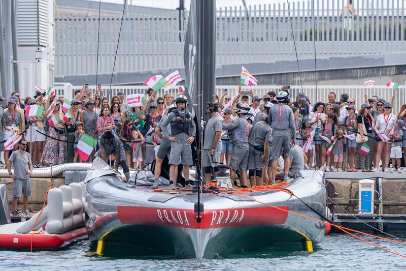 Luna Rossa Prada Pirelli -  AC75  - Louis Vuitton Preliminary Event - Day 1 - Barcelona - August 22, 2024 - photo © Ian Roman / America's Cup