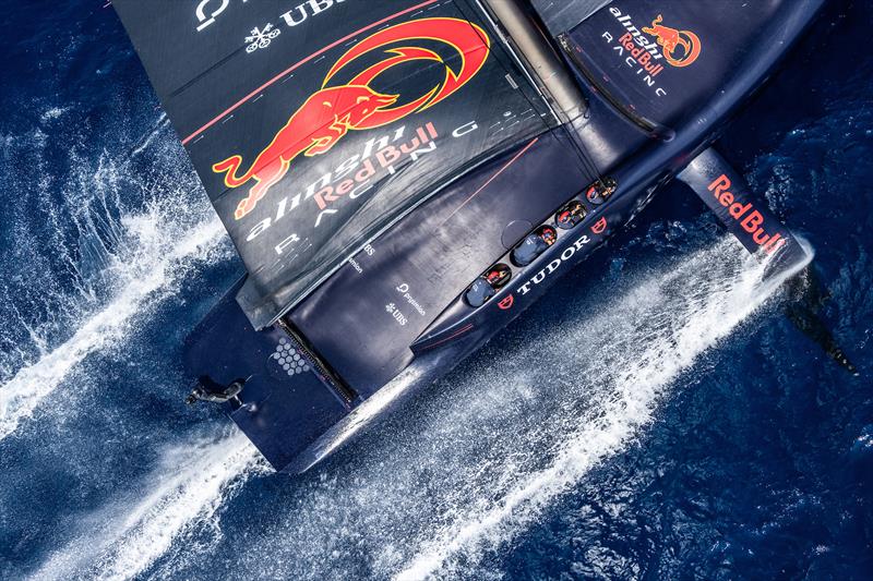 Alinghi Red Bull Racing on Louis Vuitton Preliminary Regatta Barcelona Day 2 - August 23rd 2024 - photo © Ian Roman / America's Cup