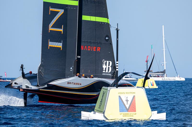 INEOS Britannia on Louis Vuitton Cup Round Robin 1 Day 2 - photo © Ricardo Pinto / America's Cup