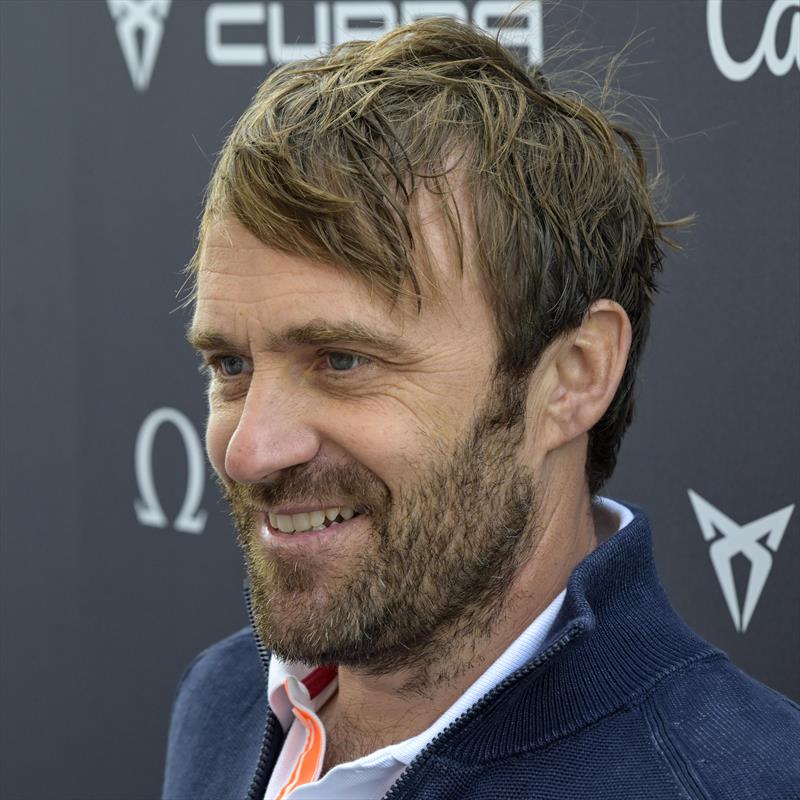 Leigh McMillan after Louis Vuitton 37th America's Cup Day 5 - October 18, 2024 photo copyright David Maynard / www.alleycatphotographer.com taken at  and featuring the AC75 class