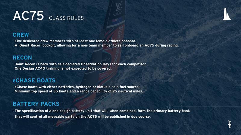 America's Cup Class Rule - Key Points - September 11, 2025 - photo © America's Cup Media