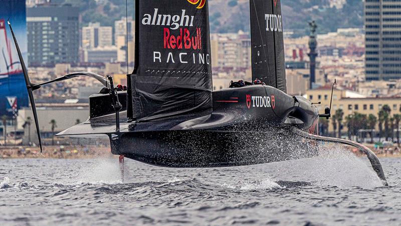 Alinghi Red Bull Racing - Training in Barcelona ahead of the Louis Vuitton Preliminary Regatta -  August 15, 2024 - photo © Ian Roman / America's Cup