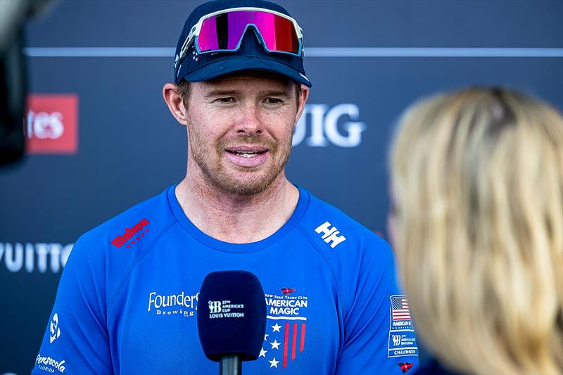 Tom Slingsby - Mixed Zone  - American Magic - September 16, 2024 - photo © Ricardo Pinto / America's Cup