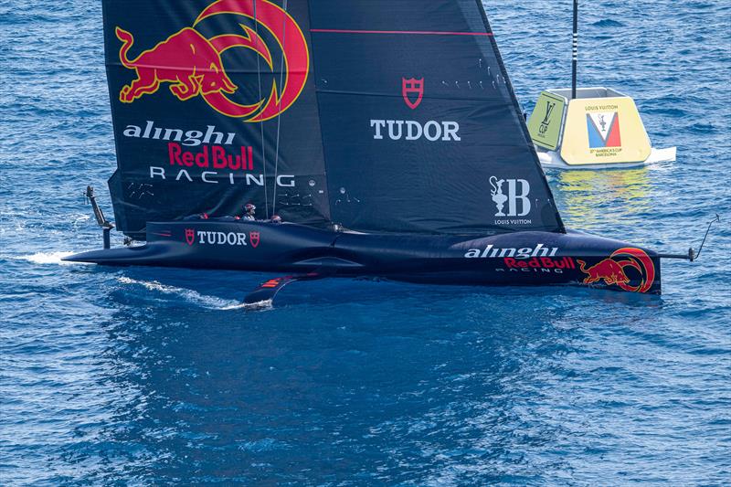 Alinghi Red Bull Racing - Louis Vuitton Semi-Finals -  Day 3 - September 16, 2024 photo copyright Ricardo Pinto / America's Cup taken at Real Club Nautico de Barcelona and featuring the AC75 class