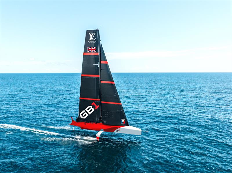 Britain's America's Cup Team unveils 'GB1' identity photo copyright GB1 taken at  and featuring the AC75 class