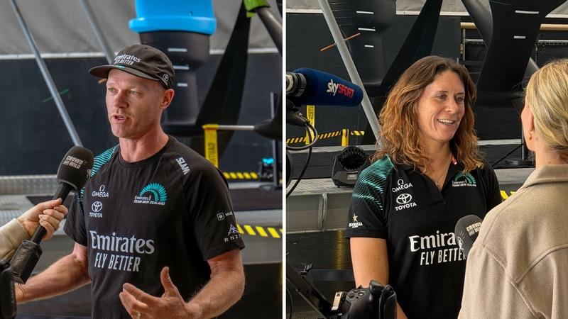 Emirates Team New Zealand - AC75 - March 9, 2026 - Auckland photo copyright James Somerset / Emirates Team New Zealand taken at Royal New Zealand Yacht Squadron and featuring the AC75 class