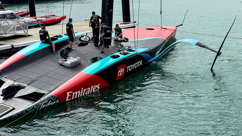 Emirates Team NZ - First Sail - March 13, 2026 - Auckland - photo © Richard Gladwell - Sail-World.com/nz