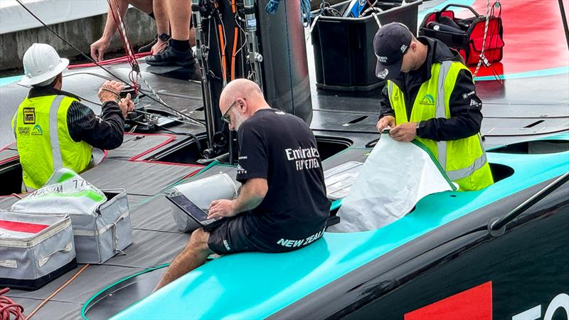 Emirates Team NZ - First Sail - March 13, 2026 - Auckland - photo © Richard Gladwell - Sail-World.com/nz