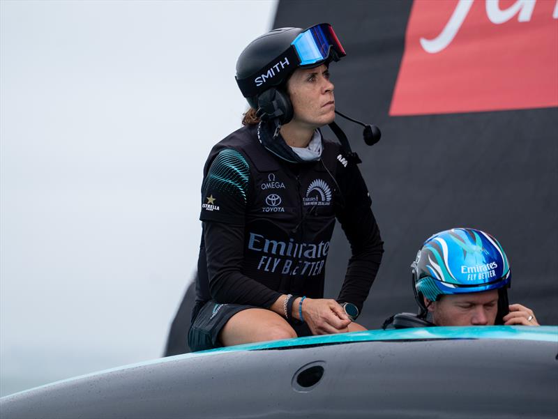 Jo Aleh - Emirates Team New Zealand - AC75 Taihoro - Auckland - March 13, 2026 - photo © Hamish Hooper / Emirates Team New Zealand