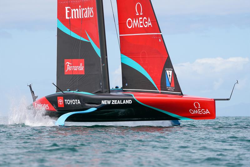 Emirates Team New Zealand, Taihoro, AC75, Day 2 - March 16, 2026 - photo © Sam Thom / America's Cup