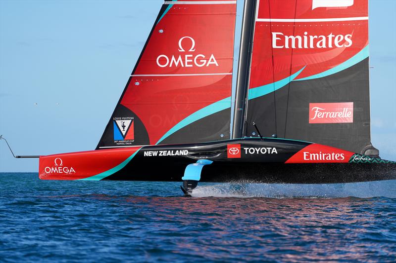 Emirates Team New Zealand, Taihoro, AC75, Day 2 - March 16, 2026 - photo © Sam Thom / America's Cup