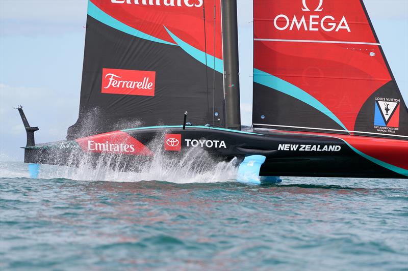 Emirates Team New Zealand, Taihoro, AC75, Day 2 - March 16, 2026 - photo © Sam Thom / America's Cup