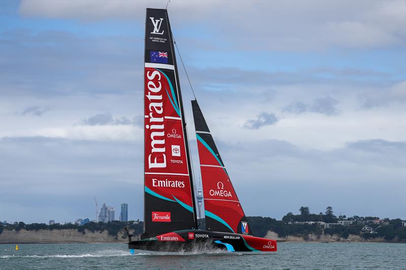Emirates Team New Zealand, Taihoro, AC75, Day 2 - March 16, 2026 - photo © Sam Thom / America's Cup