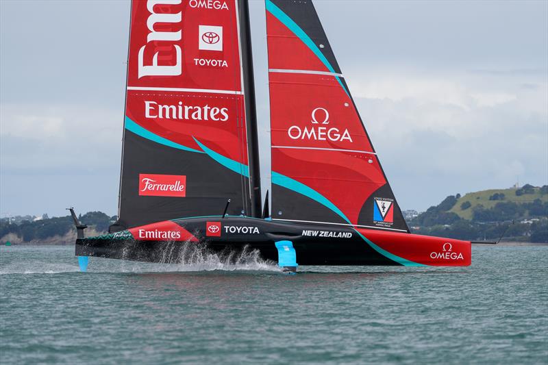 Emirates Team New Zealand, Taihoro, AC75, Day 2 - March 16, 2026 - photo © Sam Thom / America's Cup