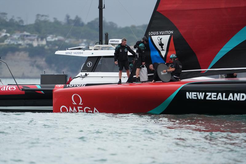 Emirates Team New Zealand, Taihoro, AC75, Day 2 - March 16, 2026 - photo © Sam Thom / America's Cup