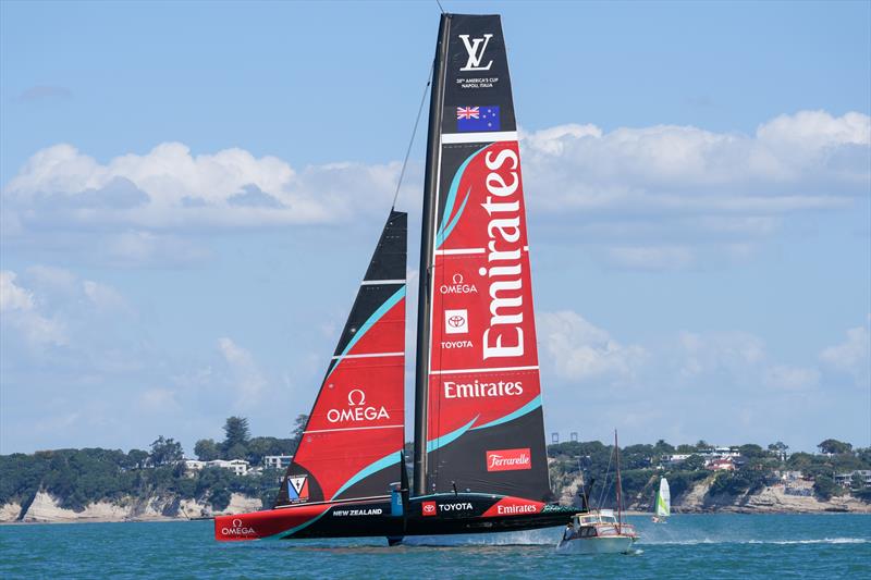 Emirates Team New Zealand, Taihoro, AC75, Day 4 - March 21, 2026 - photo © Sam Thom / America's Cup