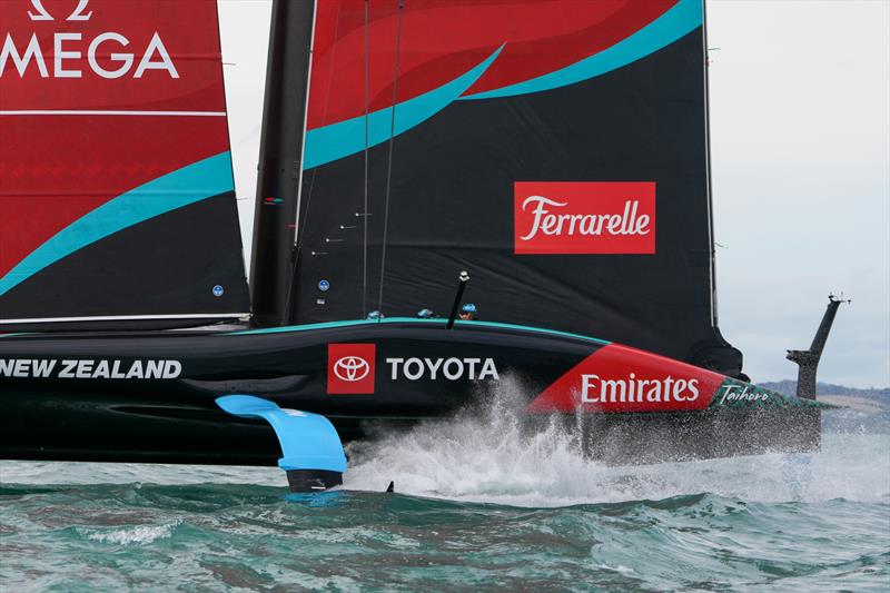  - Emirates Team New Zealand, Taihoro, AC75, Day 6 - March 24, 2026 - photo © Sam Thom / America's Cup Recon