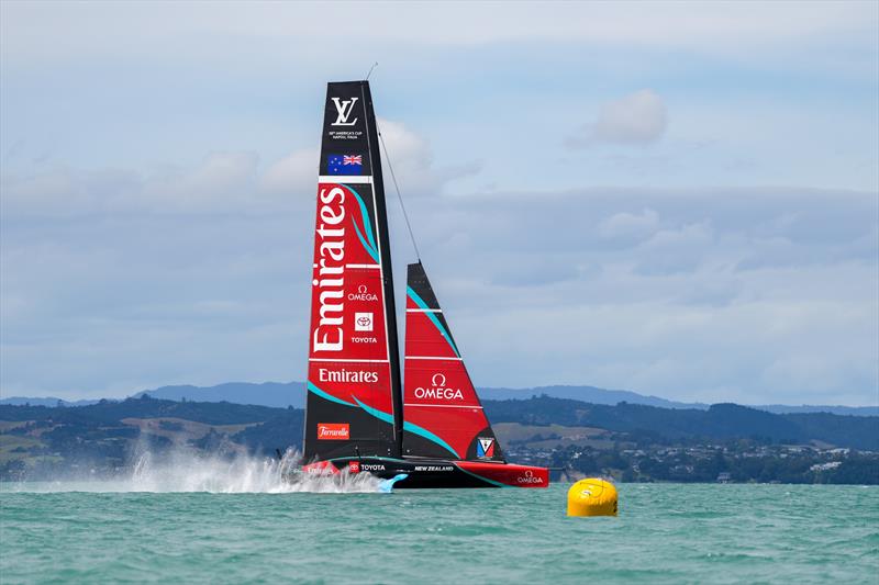  - Emirates Team New Zealand, Taihoro, AC75, Day 6 - March 24, 2026 - photo © Sam Thom / America's Cup Recon