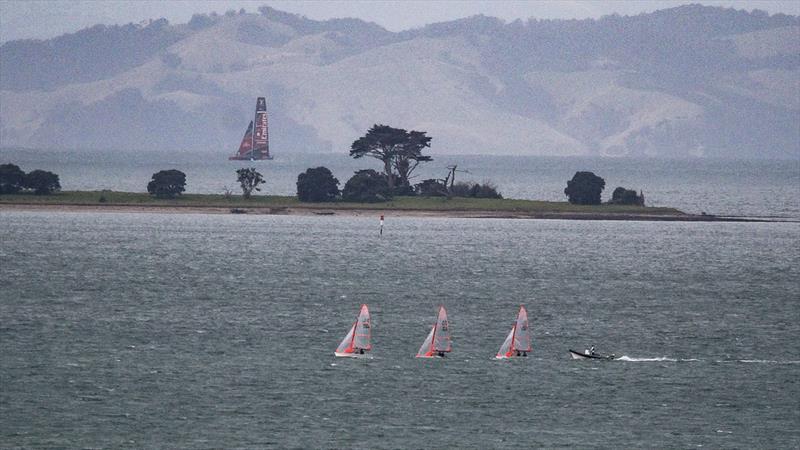 Emirates Team New Zealand - AC75, Day 9 - April 1, 2026 photo copyright Richard Gladwell / Sail-World.com/nz taken at Royal New Zealand Yacht Squadron and featuring the AC75 class