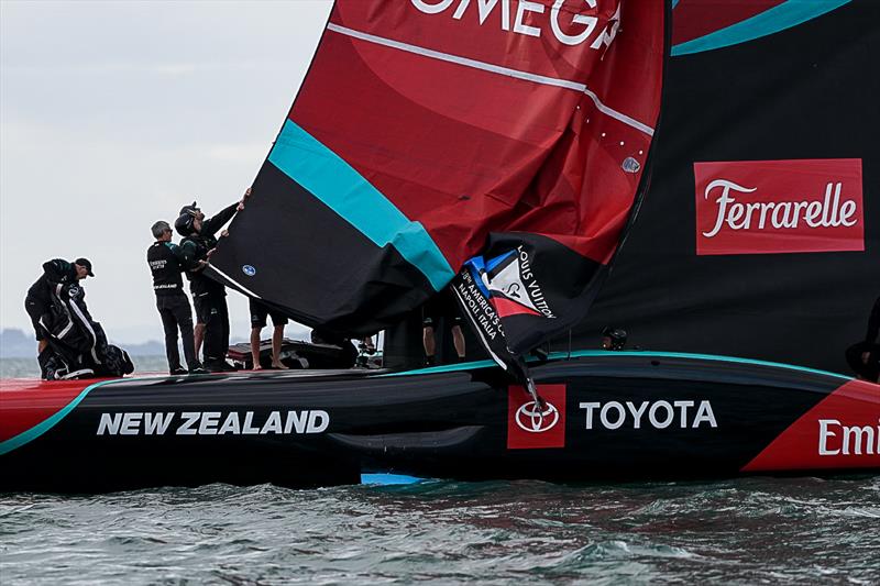 Emirates Team New Zealand - AC75, Day 10 - April 17, 2026 - photo © Sam Thom/America's Cup