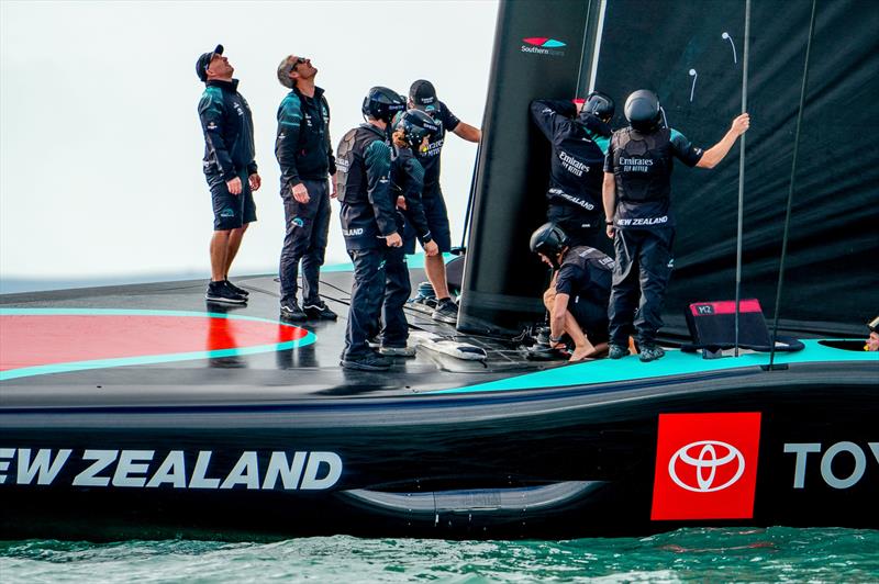 Emirates Team New Zealand - AC75, Day 10 - April 17, 2026 - photo © Sam Thom/America's Cup