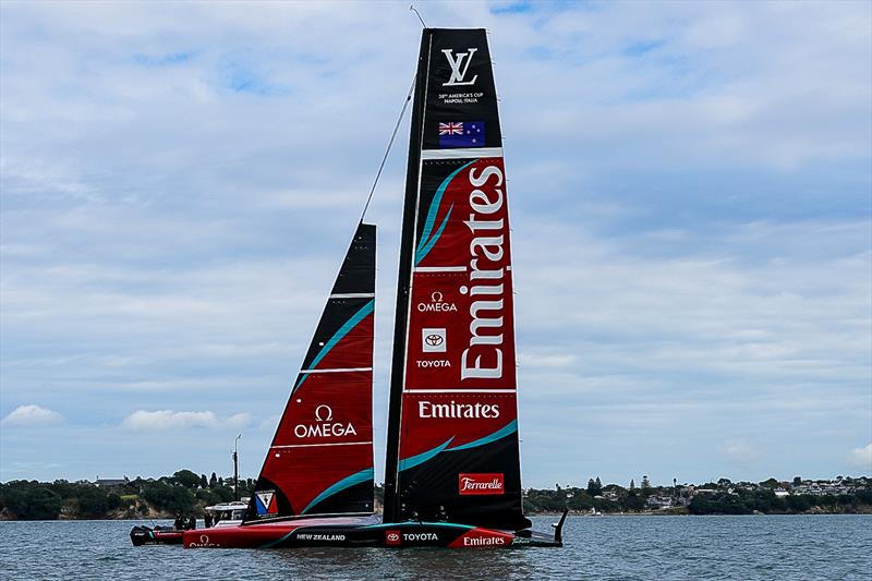 Emirates Team New Zealand - AC75, Day 11 - April 22, 2026 - photo © Sam Thom/America's Cup
