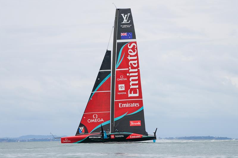 Emirates Team New Zealand - AC75, Day 12 - April 24, 2026 - photo © Sam Thom/America's Cup