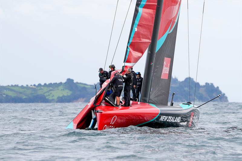 Emirates Team New Zealand - AC75, Day 12 - April 24, 2026 - photo © Sam Thom/America's Cup