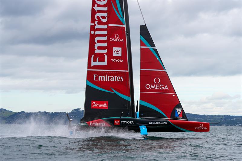 Emirates Team New Zealand - AC75, Day 12 - April 24, 2026 - photo © Sam Thom/America's Cup