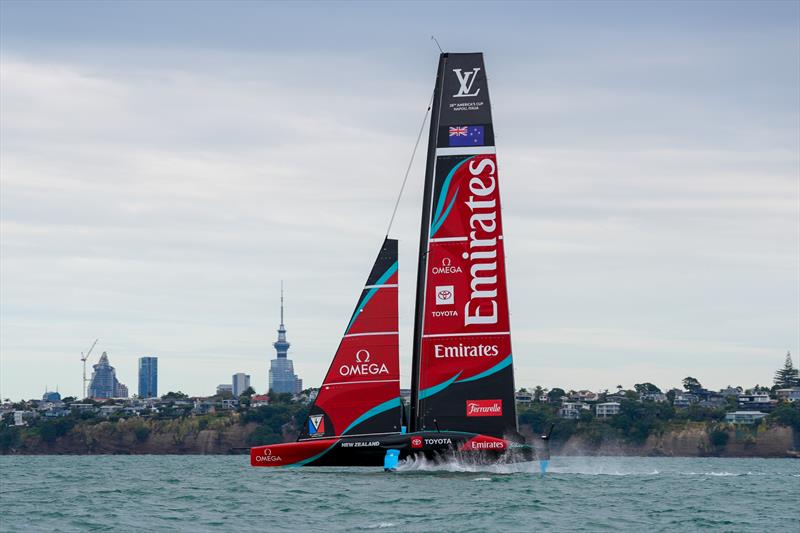 Emirates Team New Zealand - AC75, Day 12 - April 24, 2026 - photo © Sam Thom/America's Cup