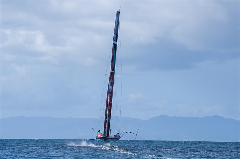Perfect trim - Emirates Team New Zealand -  AC75 - Day 13 - August 28, 2026 - photo © Sam Thom / America's Cup