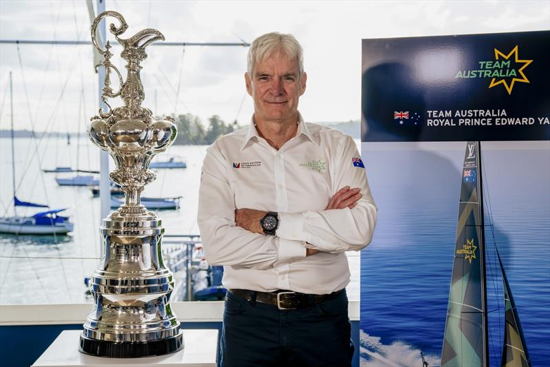 Grant Simmer - CEO - Team Australia - Royal Prince Edward YC - May 14, 2026 photo copyright Team Australia taken at Royal Prince Edward Yacht Club and featuring the AC75 class