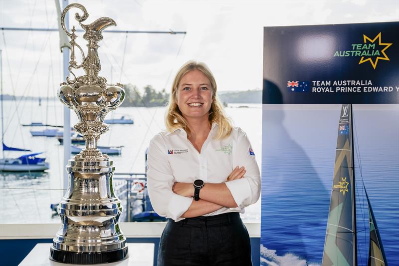 Tash Bryant - Sailing Team -Team Australia - Royal Prince Edward YC - May 14, 2026 photo copyright Team Australia taken at Royal Prince Edward Yacht Club and featuring the AC75 class