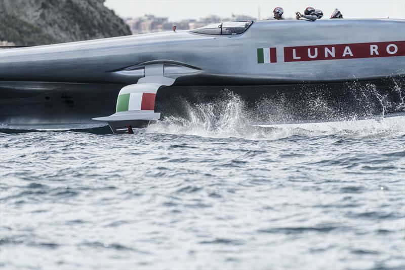 Luna Rossa (ITA) launches and tow tests  - Cagliari, Sardinia - May 20, 2026 - photo © Luna Rossa Recon
