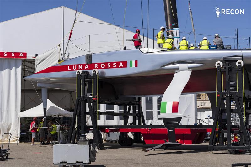 AC75 - Day B - America's Cup Recon - Luna Rossa - June 6, 2026 - photo © ACP Recon Unit