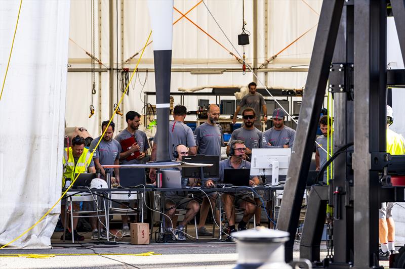 AC75 - Day B - America's Cup Recon - Luna Rossa - June 6, 2026 - photo © ACP Recon Unit