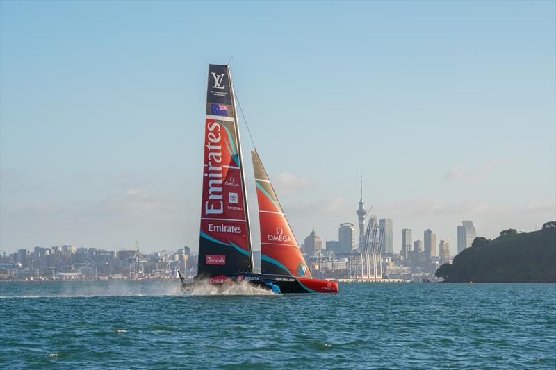 Taihoro - AC75 - Day 15 - America's Cup Recon - Emirates Team New Zealand June 10, 2026 photo copyright Sam Thom/America's Cup taken at Royal New Zealand Yacht Squadron and featuring the AC75 class