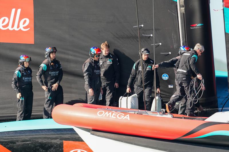 Taihoro - AC75 - Day 15 - America's Cup Recon - Emirates Team New Zealand June 10, 2026 photo copyright Sam Thom/America's Cup taken at Royal New Zealand Yacht Squadron and featuring the AC75 class