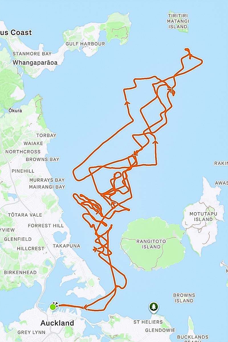 Recon Unit track following Taihoro - AC75 - Day 15 - America's Cup Recon - Emirates Team New Zealand June 10, 2026 photo copyright ACP Recon taken at Royal New Zealand Yacht Squadron and featuring the AC75 class