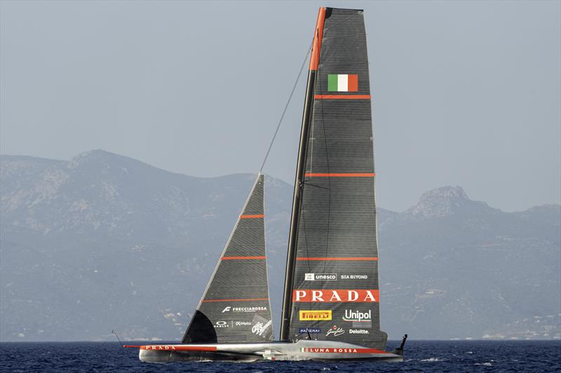 Luna Rossa - Sailing Day 1 - AC38 Recon - Luna Rossa Team - June 10, 2026 - Cagliari, Sardinia - photo © Ivo Rovira / America's Cup