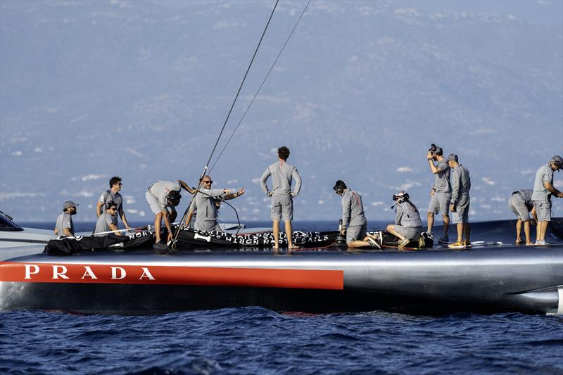 Luna Rossa - Sailing Day 1 - AC38 Recon - Luna Rossa Team - June 10, 2026 - Cagliari, Sardinia - photo © Ivo Rovira / America's Cup