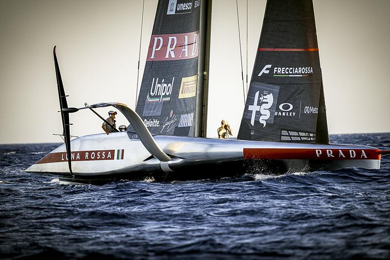 Luna Rossa - Sailing Day 1 - AC38 Recon - Luna Rossa Team - June 10, 2026 - Cagliari, Sardinia - photo © Ivo Rovira / America's Cup