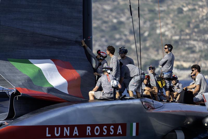 Luna Rossa - Sailing Day 1 - AC38 Recon - Luna Rossa Team - June 10, 2026 - Cagliari, Sardinia - photo © Ivo Rovira / America's Cup
