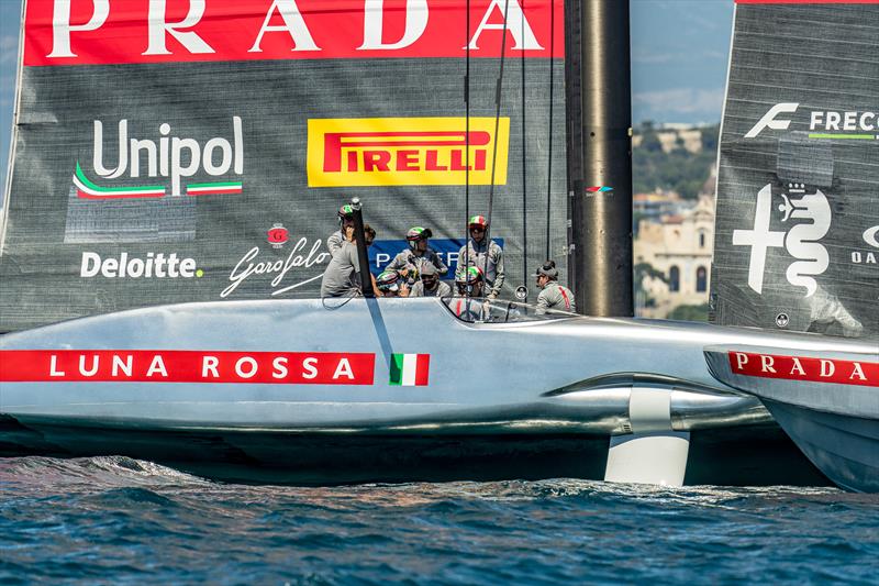 Luna Rossa - Sailing Day 2 - AC38 Recon - Luna Rossa Team - June 12, 2026 - Cagliari, Sardinia - photo © Ivo Rovira / America's Cup