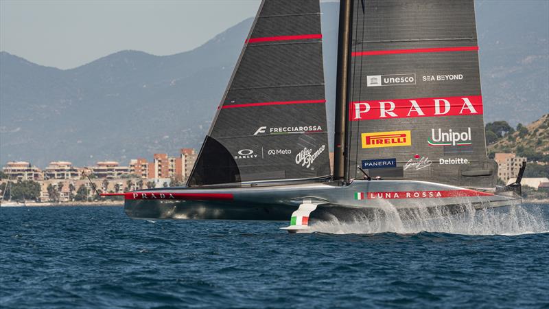Luna Rossa - Sailing Day 2 - AC38 Recon - Luna Rossa Team - June 12, 2026 - Cagliari, Sardinia - photo © Ivo Rovira / America's Cup
