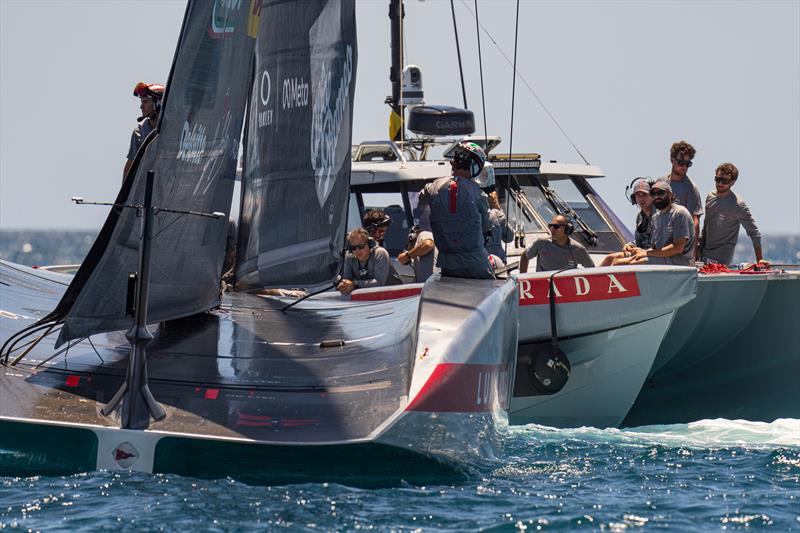 Luna Rossa - Sailing Day 2 - AC38 Recon - Luna Rossa Team - June 12, 2026 - Cagliari, Sardinia - photo © Ivo Rovira / America's Cup