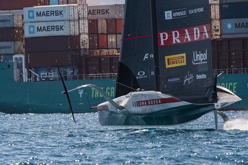 Luna Rossa - Sailing Day 2 - AC38 Recon - Luna Rossa Team - June 12, 2026 - Cagliari, Sardinia - photo © Ivo Rovira / America's Cup