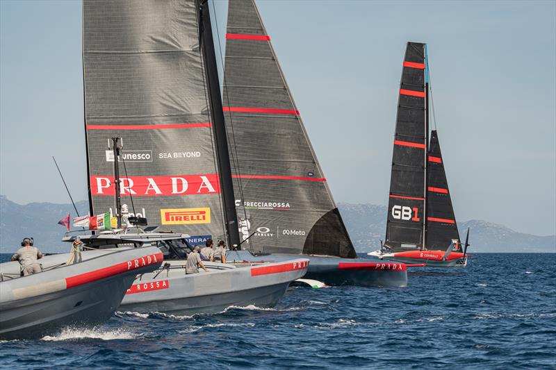 Luna Rossa - Sailing Day 2 - AC38 Recon - Luna Rossa Team - June 12, 2026 - Cagliari, Sardinia - photo © Ivo Rovira / America's Cup